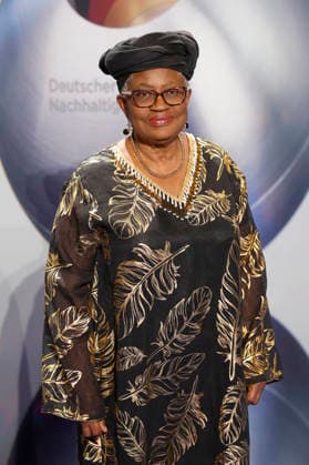 Ngozi Okonjo-Iweala bei der Verleihung des 18. Deutschen Nachhaltigkeitspreises 2025 im Maritim Hotel. Düsseldorf, 05.12.2025