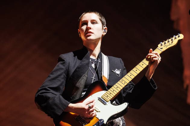 The Last Dinner Party performs in Brighton, UK Brighton, UK, The Last Dinner Party, Friday 5 December 2025 at Brighton Centre. Persons pictured: Lizzie Mayland vocals, guitar, flute, Credit:Andy Sturmey Avalon United Kingdom  Copyright: xAndyxSturmeyx xAvalonx 1056858008