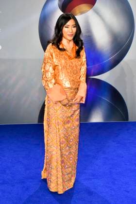 ABBduesseldorf: H.R.H. Princess Dechan Yangzom Wangchuck is the daughter of the fourth King of Bhutan Jigme Singye Wangchuck zu Gast auf dem blauen Teppich bei der 18.Verleihung Deutscher Nachhaltigkeitspreis 2025 im Maritim Hotel am 05.12.2025 NRW Deutschland