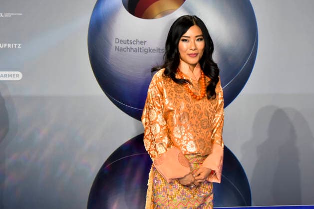 ABBduesseldorf: H.R.H. Princess Dechan Yangzom Wangchuck is the daughter of the fourth King of Bhutan Jigme Singye Wangchuck zu Gast auf dem blauen Teppich bei der 18.Verleihung Deutscher Nachhaltigkeitspreis 2025 im Maritim Hotel am 05.12.2025 NRW Deutschland