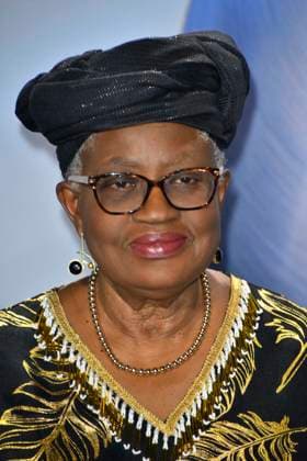 ABBduesseldorf: Ngozi Okonjo-Iweala is the seventh Director-General of the WTO zu Gast auf dem blauen Teppich bei der 18.Verleihung Deutscher Nachhaltigkeitspreis 2025 im Maritim Hotel am 05.12.2025 NRW Deutschland