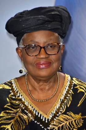 ABBduesseldorf: Ngozi Okonjo-Iweala is the seventh Director-General of the WTO zu Gast auf dem blauen Teppich bei der 18.Verleihung Deutscher Nachhaltigkeitspreis 2025 im Maritim Hotel am 05.12.2025 NRW Deutschland