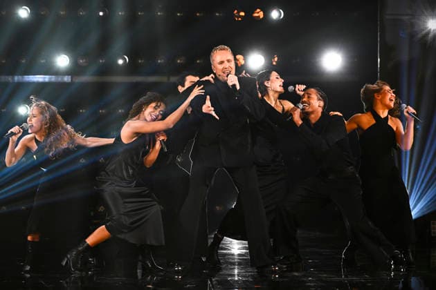 STOCKHOLM, SWEDEN 20251206 Edvin Törnblom performs during the final of Idol 2025 STOCKHOLM SWEDEN x10060x  Copyright: xHenrikxMontgomery TTx IDOL 2025 AnctMzMPJzY