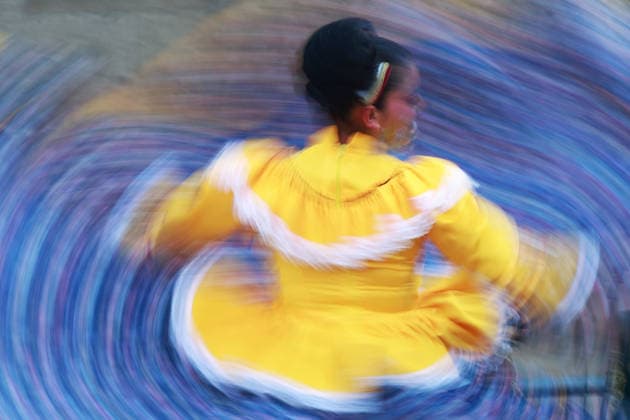 Mexican President Claudia Sheinbaum leads Seven years of transformation in Mexico City MEXICO CITY, MEXICO - DECEMBER 06: Mexican dancer performs during the massive rally named Seven years of transformation at the Zocalo main square, in Mexico City, Mexico on December 06, 2025. The event which drew hundreds of thousands of people was held to celebrate seven years of MORENA party in power. Daniel Cardenas Anadolu Mexico City Mexico. Editorial use only. Please get in touch for any other usage.  Copyright: x2025xAnadoluxDanielxCardenasx