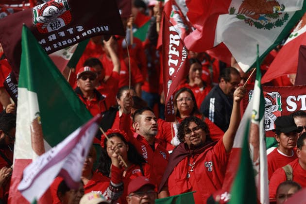 Mexican President Claudia Sheinbaum leads Seven years of transformation in Mexico City MEXICO CITY, MEXICO - DECEMBER 06: Supporters attend the massive rally named Seven years of transformation at the Zocalo main square, in Mexico City, Mexico on December 06, 2025. The event which drew hundreds of thousands of people was held to celebrate seven years of MORENA party in power. Daniel Cardenas Anadolu Mexico City Mexico. Editorial use only. Please get in touch for any other usage.  Copyright: x2025xAnadoluxDanielxCardenasx