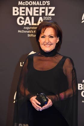 Ute Freudenberg bei der Benefiz Gala zugunsten der McDonalds Kinderhilfe Stiftung am 6.12.2025 in Muenchen McDonalds Benefiz Gala 2025 in Muenchen