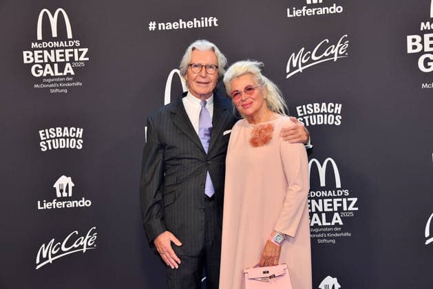 Freddy Reitz und Freedom Reitz bei der Benefiz Gala zugunsten der McDonalds Kinderhilfe Stiftung am 6.12.2025 in Muenchen