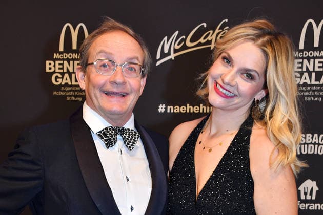 Wigald Boning und Teresa Boning bei der Benefiz Gala zugunsten der McDonalds Kinderhilfe Stiftung am 6.12.2025 in Muenchen McDonalds Benefiz Gala 2025 in Muenchen