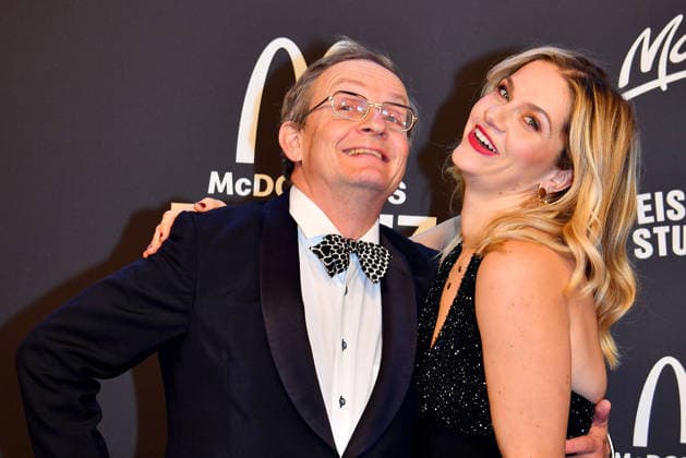Wigald Boning und Teresa Boning bei der Benefiz Gala zugunsten der McDonalds Kinderhilfe Stiftung am 6.12.2025 in Muenchen McDonalds Benefiz Gala 2025 in Muenchen