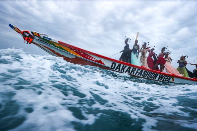 23rd Dakar Fashion Week held on fishing boats DAKAR, SENEGAL – DECEMBER 6: Models showcase designs aboard fishing boats off Ngor Island during the 23rd Dakar Fashion Week, organized by Senegalese-French designer Adama N’Diaye, founder of the brand Adama Paris, on December 6, 2025, in Dakar, Senegal. Cem Ozdel Anadolu Dakar Senegal. Editorial use only. Please get in touch for any other usage.  Copyright: x2025xAnadoluxCemxOzdelx