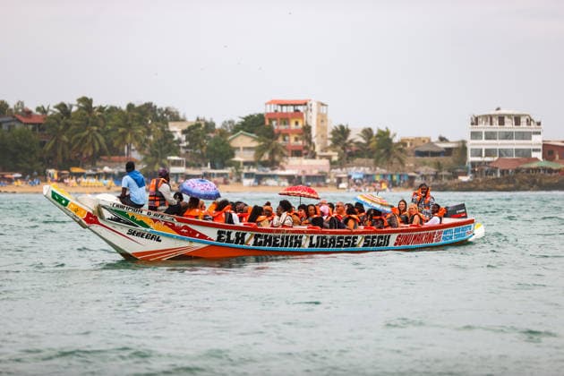 23rd Dakar Fashion Week held on fishing boats DAKAR, SENEGAL – DECEMBER 6: Models showcase designs aboard fishing boats off Ngor Island during the 23rd Dakar Fashion Week, organized by Senegalese-French designer Adama N’Diaye, founder of the brand Adama Paris, on December 6, 2025, in Dakar, Senegal. Cem Ozdel Anadolu Dakar Senegal. Editorial use only. Please get in touch for any other usage.  Copyright: x2025xAnadoluxCemxOzdelx