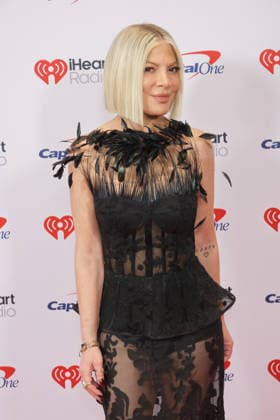 iHeartRadio 102.7 KIIS FM s Jingle Ball 2025 - Arrivals in Inglewood, US - 05 Dec. Tori Spelling attends iHeartRadio 102.7 KIIS FM s Jingle Ball 2025 at Intuit Dome. Inglewood United States Copyright: xImagexSpacex xSOPAxImagesx JingleBall_LAX25_Arrivals_642
