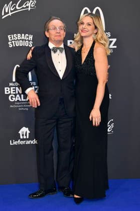 Wigald Boning mit Ehefrau Teresa Boning bei der 20. McDonald s Benefiz Gala zugunsten der McDonald s Kinderhilfe Stiftung in den Eisbach Studios. München, 06.12.2025