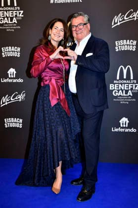 Natalie Schmid und Josef Schmid bei der 20. McDonald s Benefiz Gala zugunsten der McDonald s Kinderhilfe Stiftung in den Eisbach Studios. München, 06.12.2025