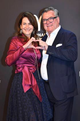 Natalie Schmid und Josef Schmid bei der 20. McDonald s Benefiz Gala zugunsten der McDonald s Kinderhilfe Stiftung in den Eisbach Studios. München, 06.12.2025