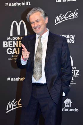 Timothy Peach bei der 20. McDonald s Benefiz Gala zugunsten der McDonald s Kinderhilfe Stiftung in den Eisbach Studios. München, 06.12.2025