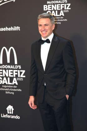 Tobias Schweinsteiger bei der 20. McDonald s Benefiz Gala zugunsten der McDonald s Kinderhilfe Stiftung in den Eisbach Studios. München, 06.12.2025