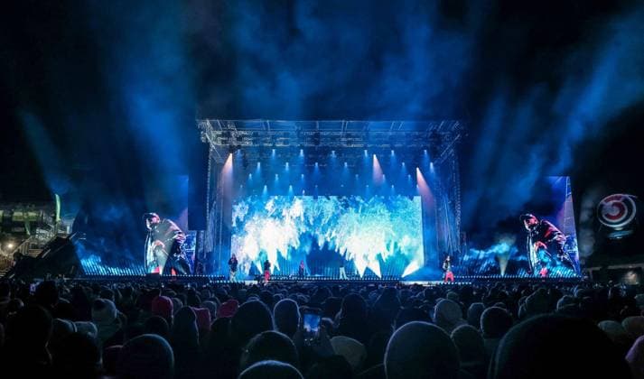 06.12.2025, Schladming, AUT, Unterwegs in Steiermark, Ski Opening 2025, DAY 2, Backstreet Boys, im Bild Backstreet Boys,