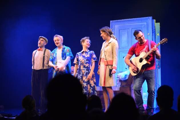 RECORD DATE NOT STATED Anouk, Premiere, GOP, Theater, Essen, Kindermusical, Autoren, Hendrikje Balsmeyer, Peter Maffay, Schauspieler, Anouk Leonie Ocker, Großmutter und Affi Barbara Köhler, Mutter Alina Hill, Vater Mathias Meffert, Yaris Vincent Heinen, Großvater Sebastian Ciminski-Knille bzw. Ambrogio Vinella Copyright: xHWxRIECKx
