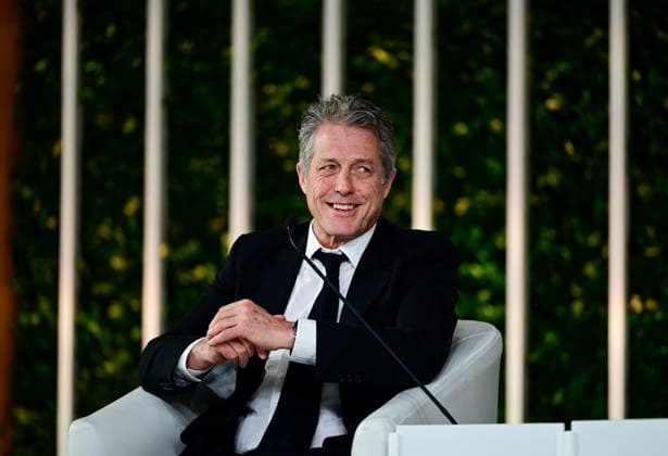 NEW DELHI, INDIA - DECEMBER 6: (EDITOR S NOTE: This is an exclusive image of Hindustan Times) Hugh Grant, British actor during the 23rd Edition Of Hindustan Times Leadership Summit (HTLS) 2025 at Taj Palace, on December 6, 2025 in New Delhi, India. (Photo by Deepak Gupta Hindustan Times ) Exclusive: 23rd Edition Of Hindustan Times Leadership Summit 2025