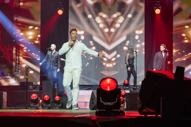 Schlagernacht des Jahres 2025 Ramon Roselly bei der Schlagernacht des Jahres 2025 am 06.12.2025 in der Festhalle Frankfurt. Frankfurt Festhalle Hessen