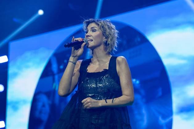 Schlagernacht des Jahres 2025 Anna-Maria Zimmermann bei der Schlagernacht des Jahres 2025 am 06.12.2025 in der Festhalle Frankfurt. Frankfurt Festhalle Hessen