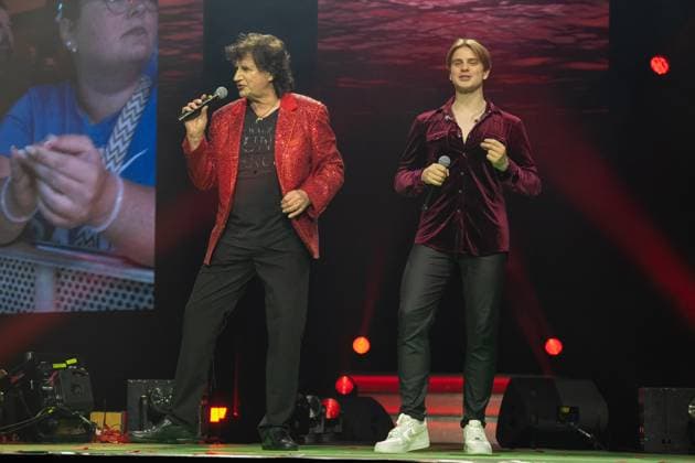 Schlagernacht des Jahres 2025 Olaf der Flipper und Vincent Gross bei der Schlagernacht des Jahres 2025 am 06.12.2025 in der Festhalle Frankfurt. Frankfurt Festhalle Hessen