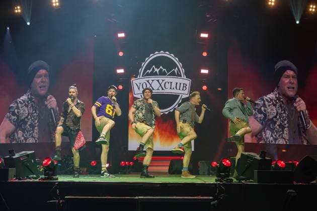 Schlagernacht des Jahres 2025 VOXXCLUB bei der Schlagernacht des Jahres 2025 am 06.12.2025 in der Festhalle Frankfurt. Frankfurt Festhalle Hessen