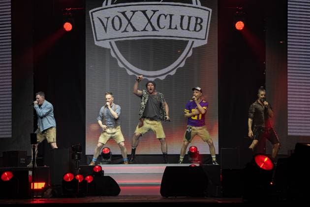 Schlagernacht des Jahres 2025 VOXXCLUB bei der Schlagernacht des Jahres 2025 am 06.12.2025 in der Festhalle Frankfurt. Frankfurt Festhalle Hessen
