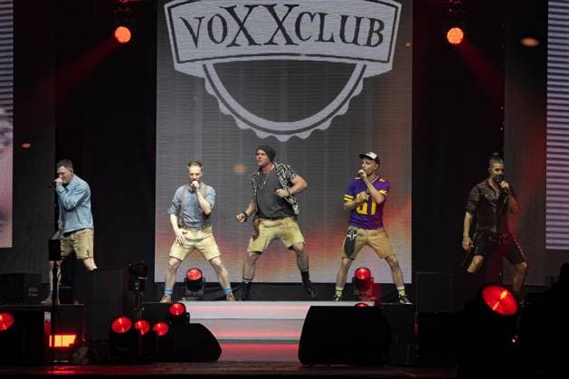 Schlagernacht des Jahres 2025 VOXXCLUB bei der Schlagernacht des Jahres 2025 am 06.12.2025 in der Festhalle Frankfurt. Frankfurt Festhalle Hessen