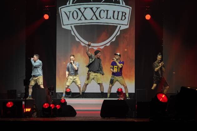 Schlagernacht des Jahres 2025 VOXXCLUB bei der Schlagernacht des Jahres 2025 am 06.12.2025 in der Festhalle Frankfurt. Frankfurt Festhalle Hessen