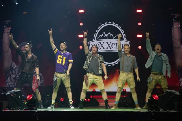Schlagernacht des Jahres 2025 VOXXCLUB bei der Schlagernacht des Jahres 2025 am 06.12.2025 in der Festhalle Frankfurt. Frankfurt Festhalle Hessen