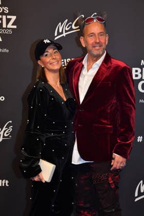 Tom Lehel mit Ehefrau Dany McDonalds Benefiz Gala McDonalds Kinderhilfe Stiftung Eisbach Studios München 06. Dezember 2025