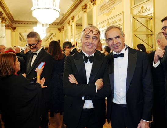 Milan, Premiere at La Scala. The arrival of the guests with Stefano Boeri and Carlo Capasa.  Copyright: xDuilioxPiaggesix xipa-agency.netx xDuilioxPiaggesix IPA_Agency_IPA68891101