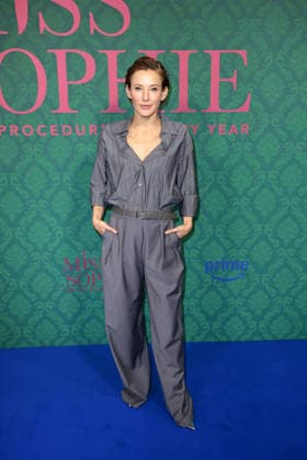 Jeannine Michaelsen bei der Premiere der Serie Miss Sophie - Same Procedure As Every Year (Amazon Prime) am 8.12.2025 in Claerchens Ballhaus in Berlin Miss Sophie Serien Premiere in Berlin
