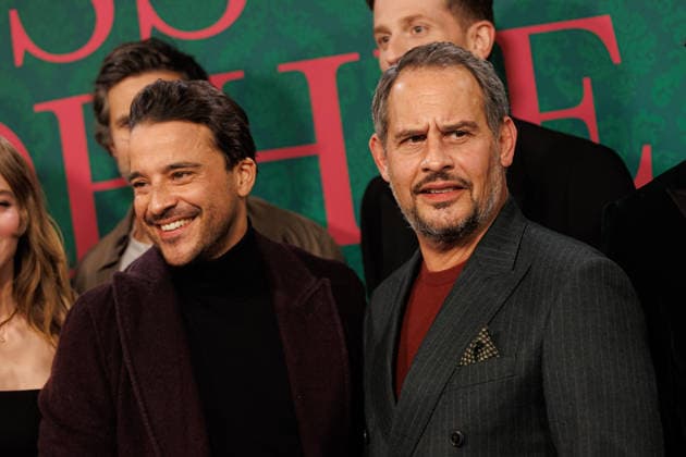 Amazon Premiere - Miss Sophie Same Procedure As Every Year - Kostja Ullmann und Moritz Bleibtreu bei der Premiere zur Amazon Prime Serie Miss Sophie Same Procedure As Every Year im Clärchens Ballhaus am 08.12.2025 in Berlin. Copyright: xEventpressxKochanx