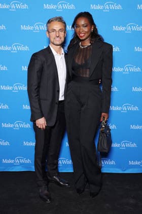 Exclusive - Make a Wish Gala - Paris Exclusive - Jeremy Medjana and his wife attends Make a Wish Gala in Paris, France on December 08, 2025. Photo by Jerome Domine ABACAPRESS.COM France  Copyright: xDominexJerome ABACAx