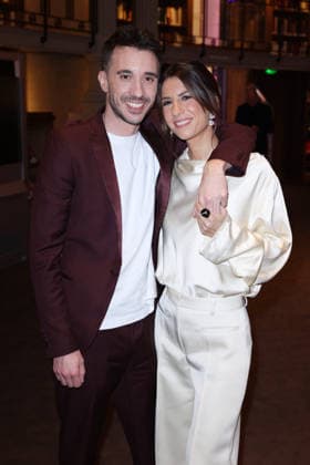 Exclusive - Make a Wish Gala - Paris Exclusive - Helene Mannarino and her boyfriend Thomas Mekhiche attends Make a Wish Gala in Paris, France on December 08, 2025. Photo by Jerome Domine ABACAPRESS.COM France  Copyright: xDominexJerome ABACAx