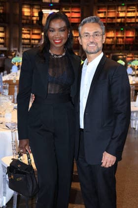 Exclusive - Make a Wish Gala - Paris Exclusive - Jeremy Medjana and his wife attends Make a Wish Gala in Paris, France on December 08, 2025. Photo by Jerome Domine ABACAPRESS.COM France  Copyright: xDominexJerome ABACAx