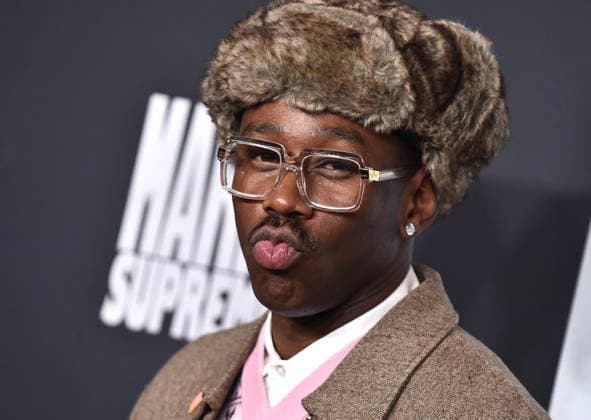 ˜Marty Supreme™ Los Angeles Premiere Tyler The Creator aka Tyler Okonma arriving to the Los Angeles premiere of Marty Supreme™ at the Samuel Goldwyn Theater on December 8, 2025 in Beverly Hills, Ca. Beverly Hills Samuel Goldwyn Theater California USA Copyright: xLisaxOConnor xAFF-USA.COMx