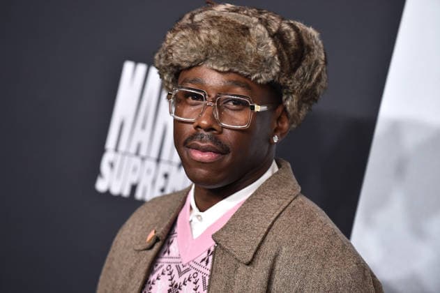 ˜Marty Supreme™ Los Angeles Premiere Tyler The Creator aka Tyler Okonma arriving to the Los Angeles premiere of Marty Supreme™ at the Samuel Goldwyn Theater on December 8, 2025 in Beverly Hills, Ca. Beverly Hills Samuel Goldwyn Theater California USA Copyright: xLisaxOConnor xAFF-USA.COMx