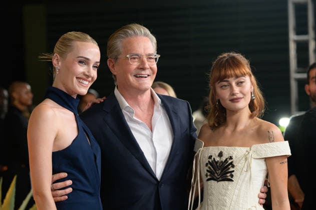 Fallout Premiere - Los Angeles, USA LOS ANGELES, USA. December 08, 2025: Annabel O Hagan, Kyle MacLachlan & Ella Purnell at the season 2 premiere of Fallout at the Academy Museum. Los Angeles CA USA  Copyright: xPaulxSmith Featureflashx