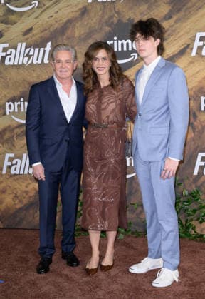 Fallout Premiere - Los Angeles, USA LOS ANGELES, USA. December 08, 2025: Kyle MacLachlan, Desiree Gruber & Callum Lyon MacLachlan at the season 2 premiere of Fallout at the Academy Museum. Los Angeles CA USA  Copyright: xPaulxSmith Featureflashx