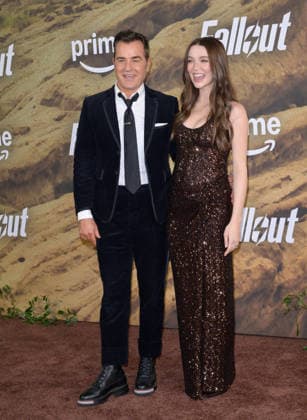 Fallout Premiere - Los Angeles, USA LOS ANGELES, USA. December 08, 2025: Justin Theroux & Nicole Brydon Bloom at the season 2 premiere of Fallout at the Academy Museum. Los Angeles CA USA  Copyright: xPaulxSmith Featureflashx