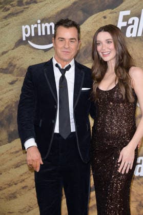 Fallout Premiere - Los Angeles, USA LOS ANGELES, USA. December 08, 2025: Justin Theroux & Nicole Brydon Bloom at the season 2 premiere of Fallout at the Academy Museum. Los Angeles CA USA  Copyright: xPaulxSmith Featureflashx