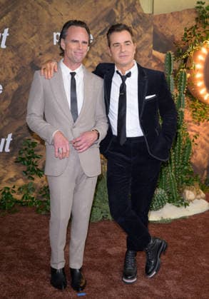 Fallout Premiere - Los Angeles, USA LOS ANGELES, USA. December 08, 2025: Justin Theroux & Walton Goggins at the season 2 premiere of Fallout at the Academy Museum. Los Angeles CA USA  Copyright: xPaulxSmith Featureflashx