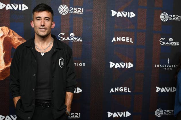 December 8, 2025, Lehi, Utah, USA: PHIL WICKHAM, voice of David, attends the world premiere of DAVID at Megaplex Theatres Thanksgiving Point in Lehi, Utah, USA. Lehi USA - ZUMAm292 20251208_znp_m292_002 Copyright: xCharles-McClintockxWilsonx