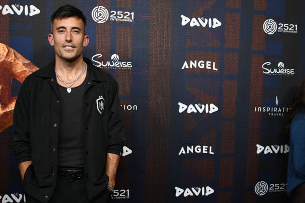 December 8, 2025, Lehi, Utah, USA: PHIL WICKHAM, voice of David, attends the world premiere of DAVID at Megaplex Theatres Thanksgiving Point in Lehi, Utah, USA. Lehi USA - ZUMAm292 20251208_znp_m292_003 Copyright: xCharles-McClintockxWilsonx