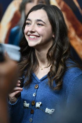 December 8, 2025, Lehi, Utah, USA: ASHLEY BOETTCHER, voice of Teen Zeruiah in DAVID, attends the world premiere of DAVID at Megaplex Theatres Thanksgiving Point in Lehi, Utah, USA. Lehi USA - ZUMAm292 20251208_znp_m292_062 Copyright: xCharles-McClintockxWilsonx