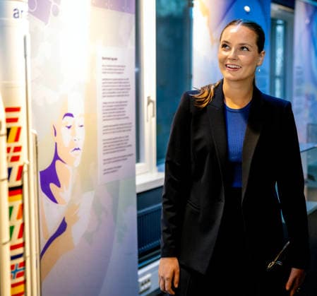 09-12-2025 Norway Princess Ingrid Alexandra visits the Norwegian Space Agency in Oslo. Â  Copyright: xPPEx
